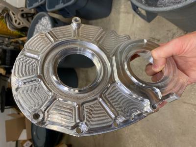 SBC Timing Cover with 1995-1997 LT1 Optispark Distributor - EFI