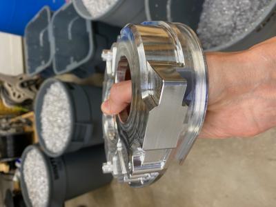 SBC Timing Cover with 1995-1997 LT1 Optispark Distributor - EFI