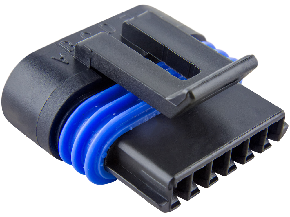 Aptiv (Delphi) 6 Way Black Metri-Pack 150.2 Sealed Female Connector