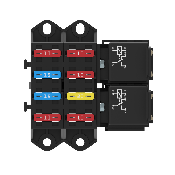 Aptiv (Delphi) Stackable Fuse Block for 4 ATC ATO Fuses