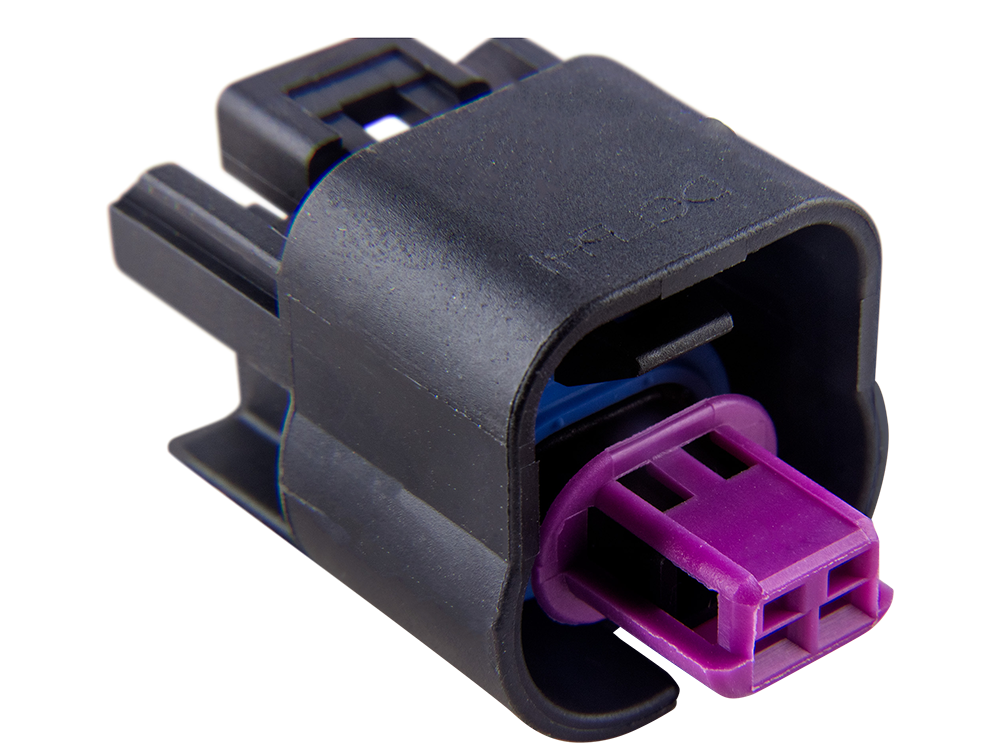 Aptiv (Delphi) 2 Way Black GT 150 3.5mm Centerline Sealed Female Connector