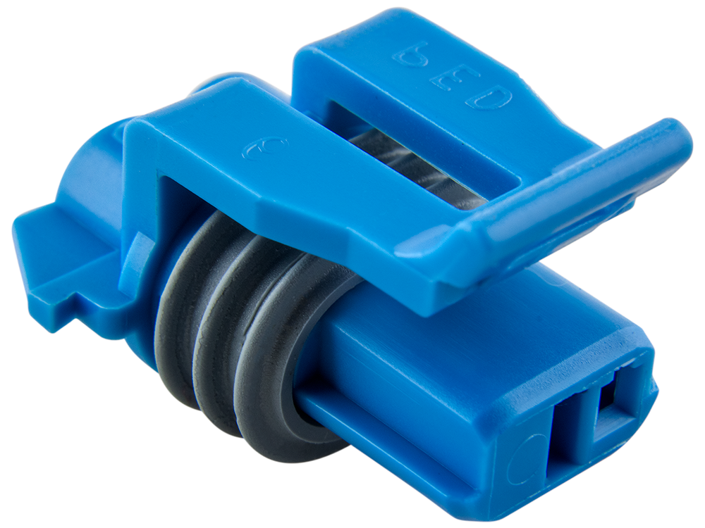 Aptiv (Delphi) 2 Way 1 Usable Blue Metri-Pack 150 Sealed Female Connector