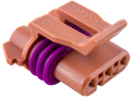 Aptiv (Delphi) 3 Way Brown Metri-Pack 150 Sealed Female Connector