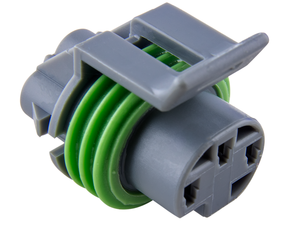 Aptiv (Delphi) 4 Way 3 Usable Medium Gray Metri-Pack 150 Sealed Female Connector