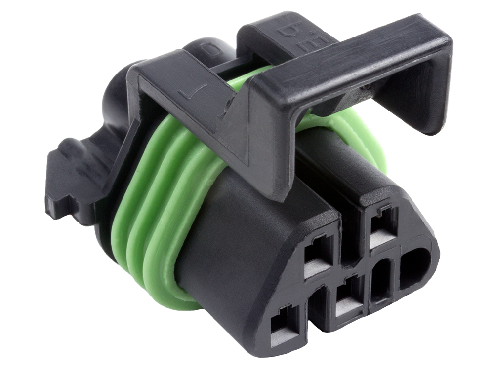 Aptiv (Delphi) 4 Way Black Metri-Pack 150 Sealed Female Connector