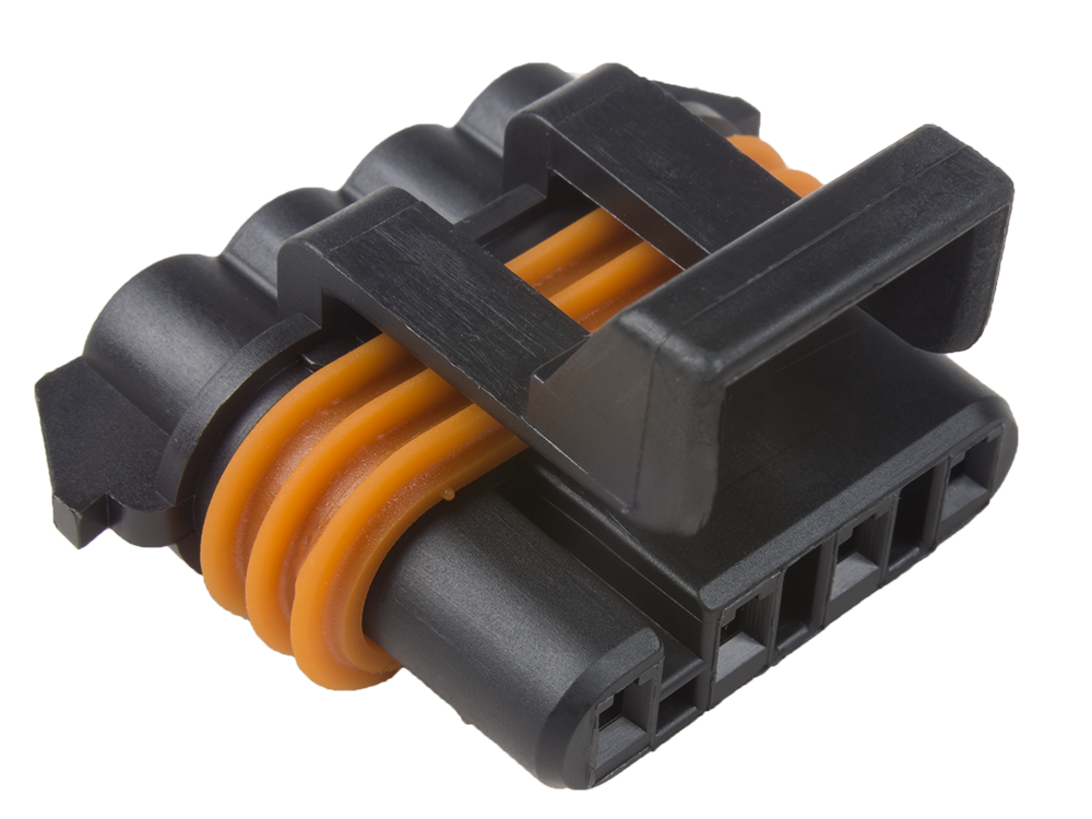 Aptiv (Delphi) 4 Way Black Metri-Pack 150 Sealed Female Connector