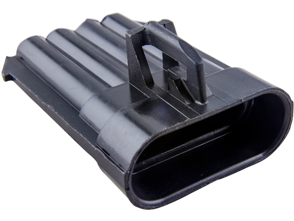 Aptiv (Delphi) 4 Way Black Metri-Pack 150 Sealed Male Connector