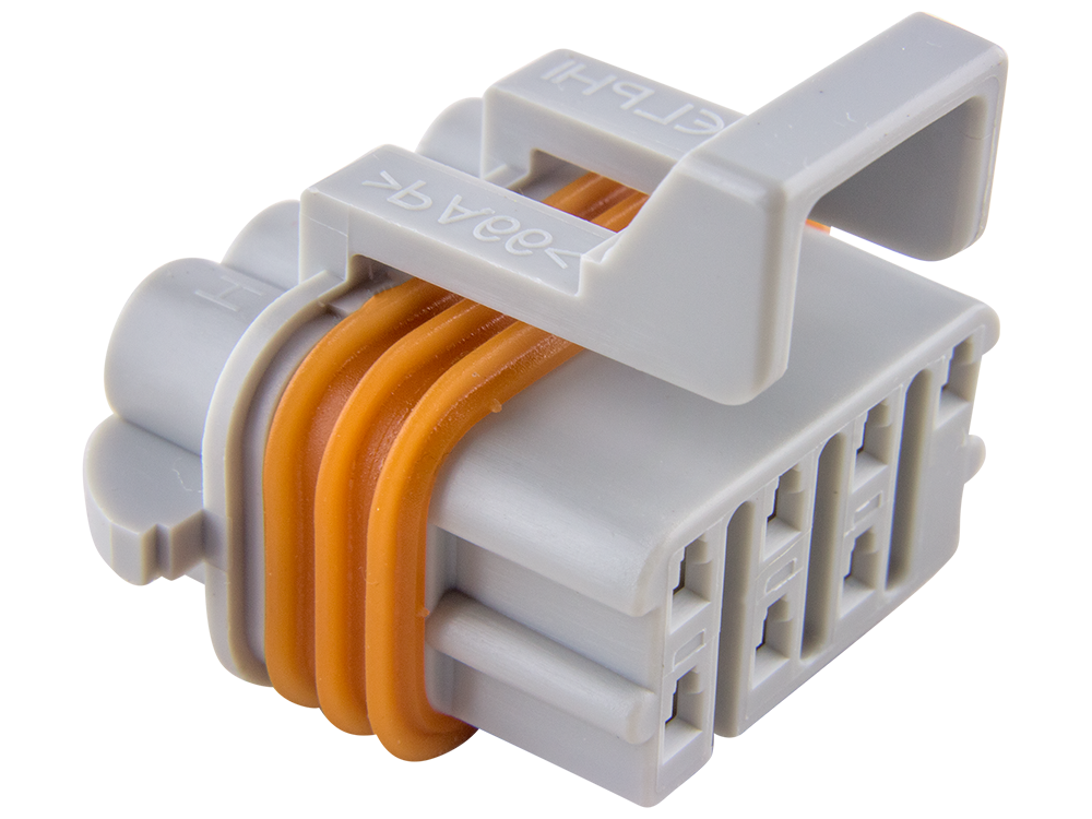 Aptiv (Delphi) 8 Way 7 Usable Light Gray Metri-Pack 150 Sealed Female Connector