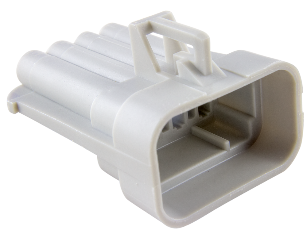 Aptiv (Delphi) 8 Way 7 Usable Gray Metri-Pack 150 Sealed Male Connector