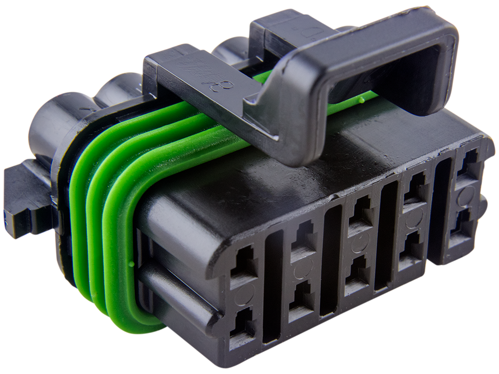 Aptiv (Delphi) 10 Way Black Metri-Pack 150 Sealed Female Connector