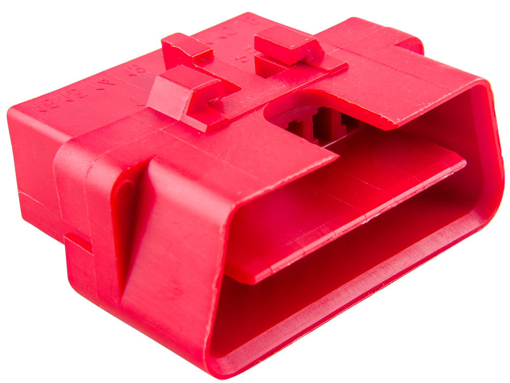Aptiv (Delphi) 16 Way Red Metri-Pack 150 Unsealed Male Connector