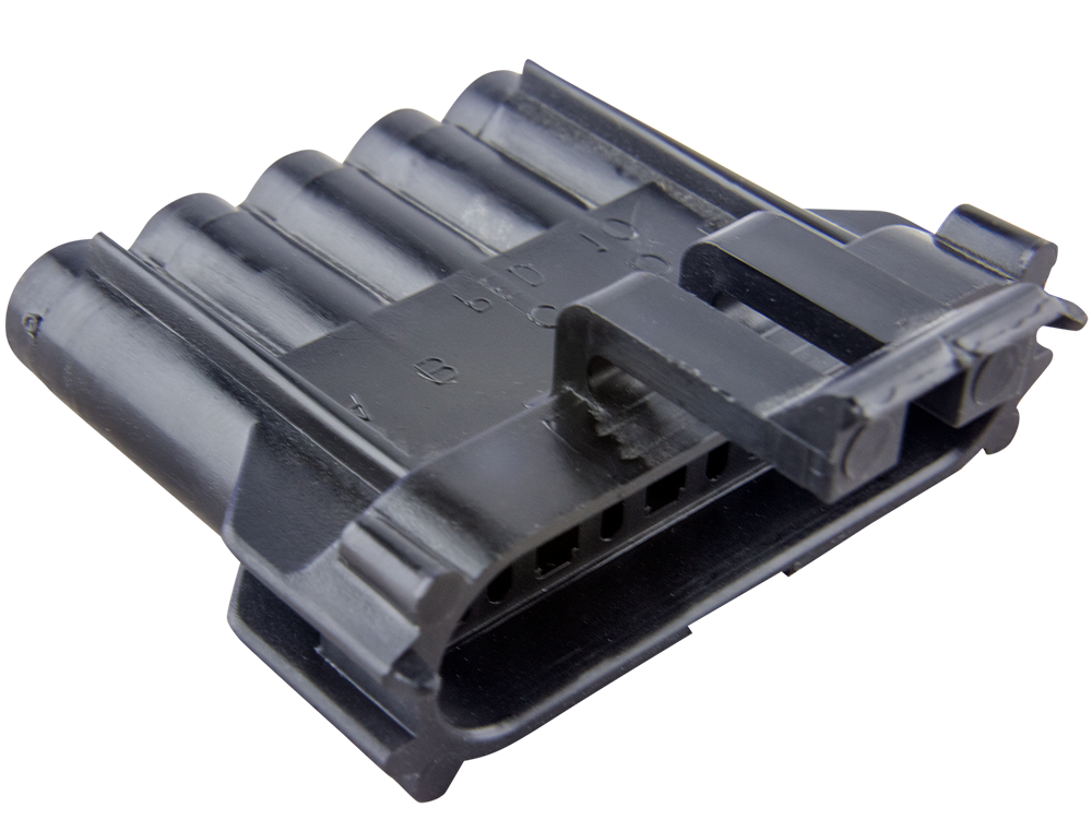 Aptiv (Delphi) 5 Way 4 Usable Black Metri-Pack 280 Sealed Female Connector