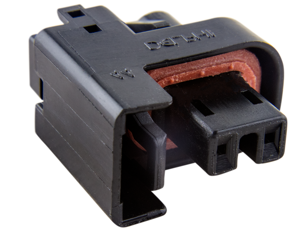 Aptiv (Delphi) 2 Way Black Micro-Pack 0.64 Sealed Female Connector