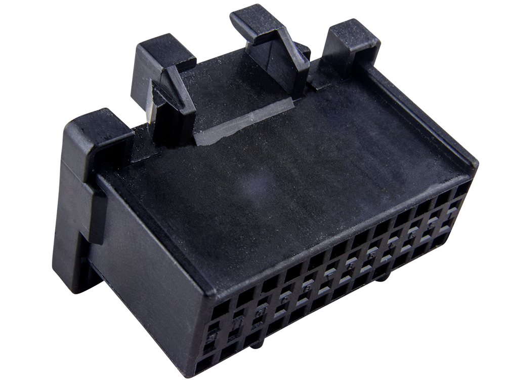 Aptiv (Delphi) 24 Way Black Micro-Pack 100 Unsealed Female Connector