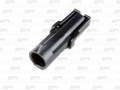 Aptiv (Delphi) 1 Way Black Weather Pack Shroud Sealed Male Connector