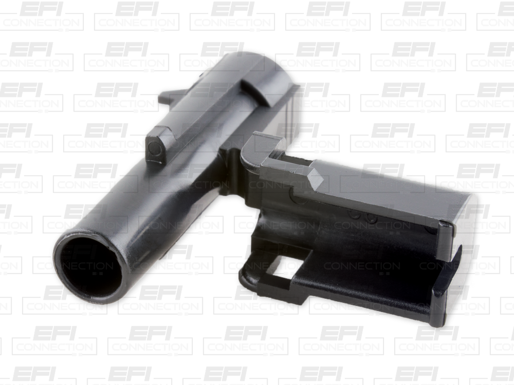 Aptiv (Delphi) 1 Way Black Weather Pack Shroud Sealed Male Connector