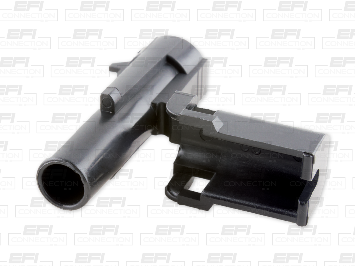 Aptiv (Delphi) 1 Way Black Weather Pack Shroud Sealed Male Connector