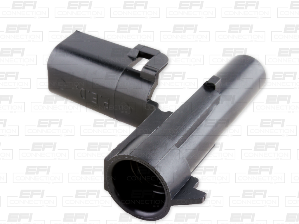 Aptiv (Delphi) 1 Way Black Weather Pack Shroud Sealed Male Connector