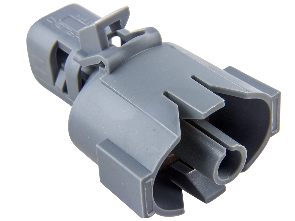 Aptiv (Delphi) 1 Way Medium Gray Weather Pack Tower Sealed Male Connector