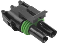 Aptiv (Delphi) 2 Way Black Weather Pack Tower Sealed Female Connector