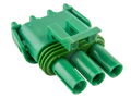 Aptiv (Delphi) 3 Way Dark Green Weather Pack Tower Sealed Male Connector