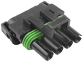 Aptiv (Delphi) 4 Way Black Weather Pack Tower Sealed Female Connector