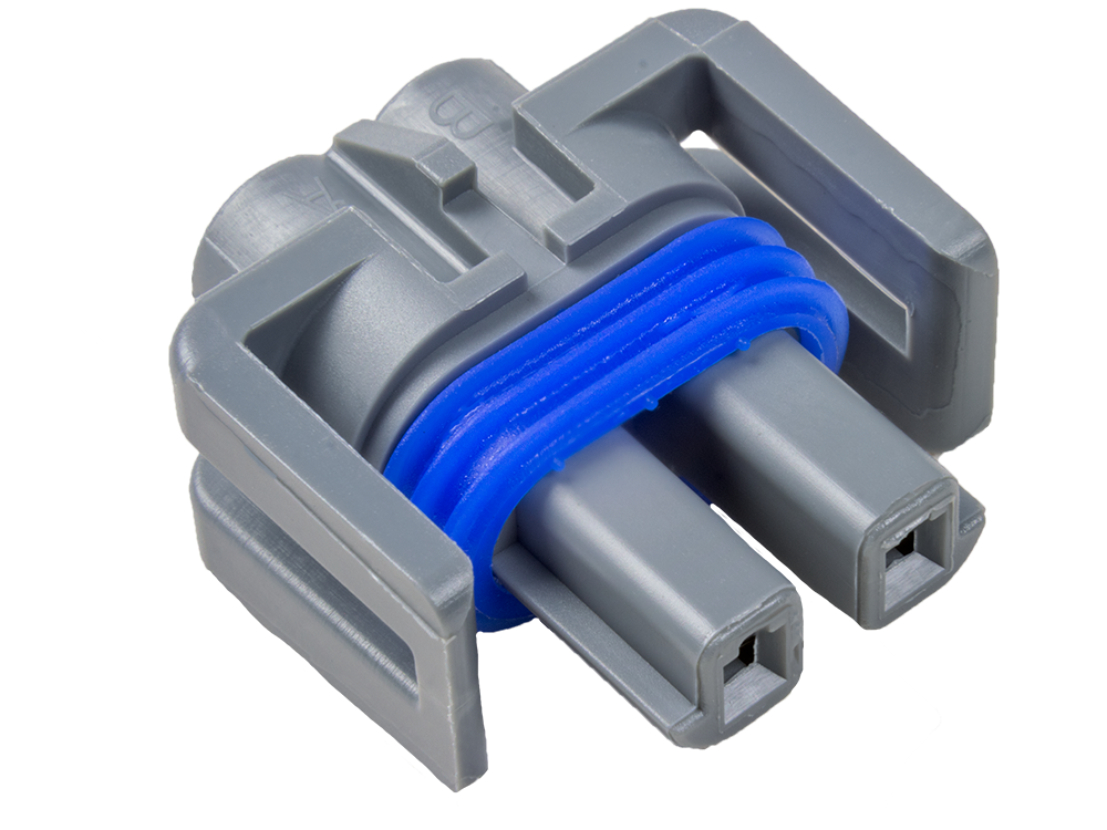 Aptiv (Delphi) 2 Way Medium Gray Metri-Pack 150 Sealed Female Connector