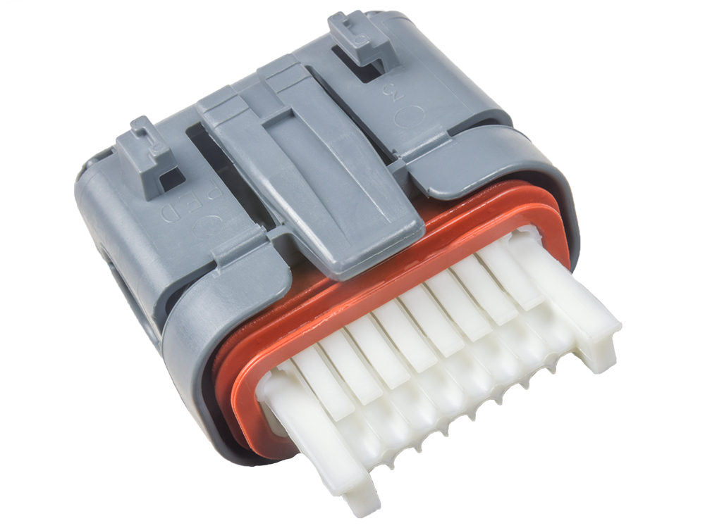 Aptiv (Delphi) 16 Way Medium Gray Micro-Pack 100W Sealed Female Connector Kit