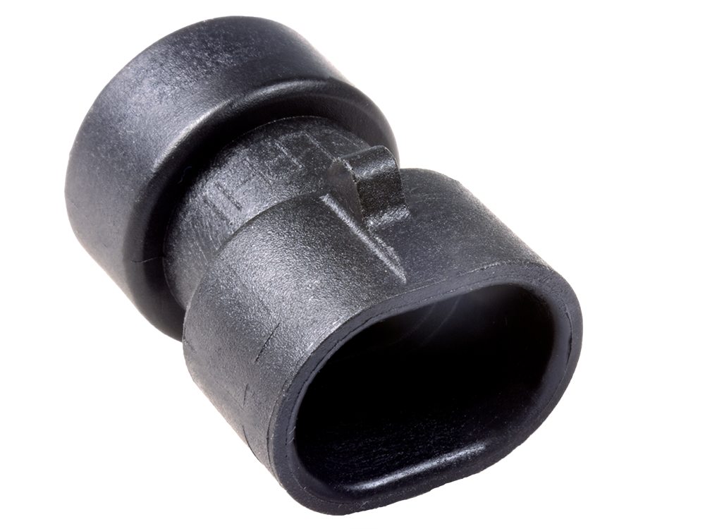 Aptiv (Delphi) 2 Way Black Metri-Pack 150.2 Unsealed Male Connector