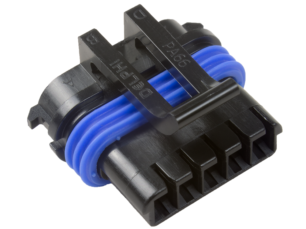 Aptiv (Delphi) 5 Way Black Metri-Pack 150.2 Sealed Female Connector