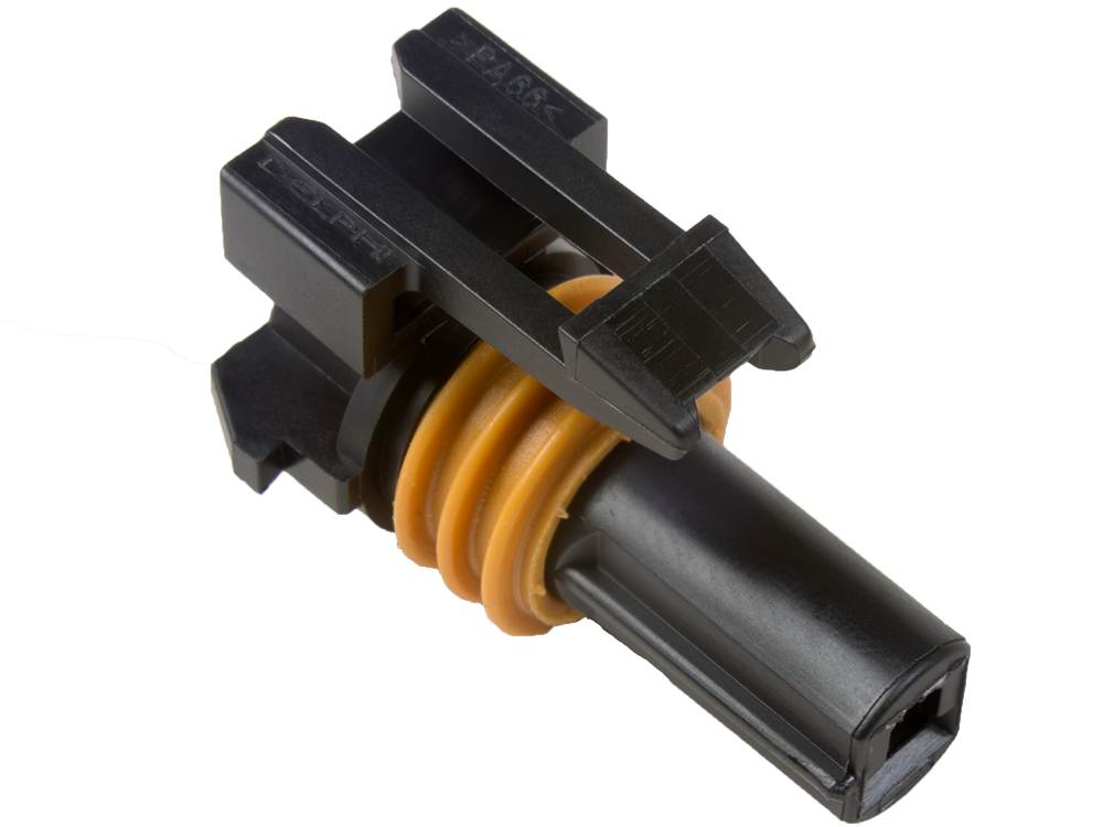 Aptiv (Delphi) 1 Way Black Metri-Pack 280 Sealed Female Connector