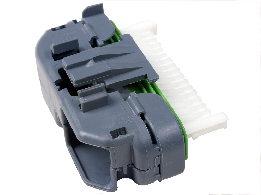 Aptiv (Delphi) 32 Way Gray Micro-Pack 100W Sealed Female Connector Right Dress