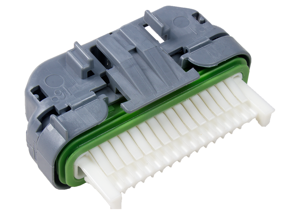 Aptiv (Delphi) 32 Way Gray Micro-Pack 100W Sealed Female Connector Left Dress