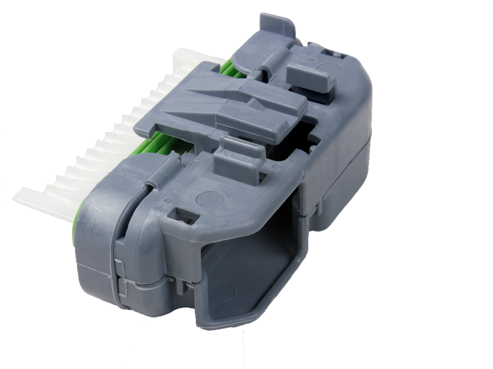 Aptiv (Delphi) 32 Way Gray Micro-Pack 100W Sealed Female Connector Left Dress