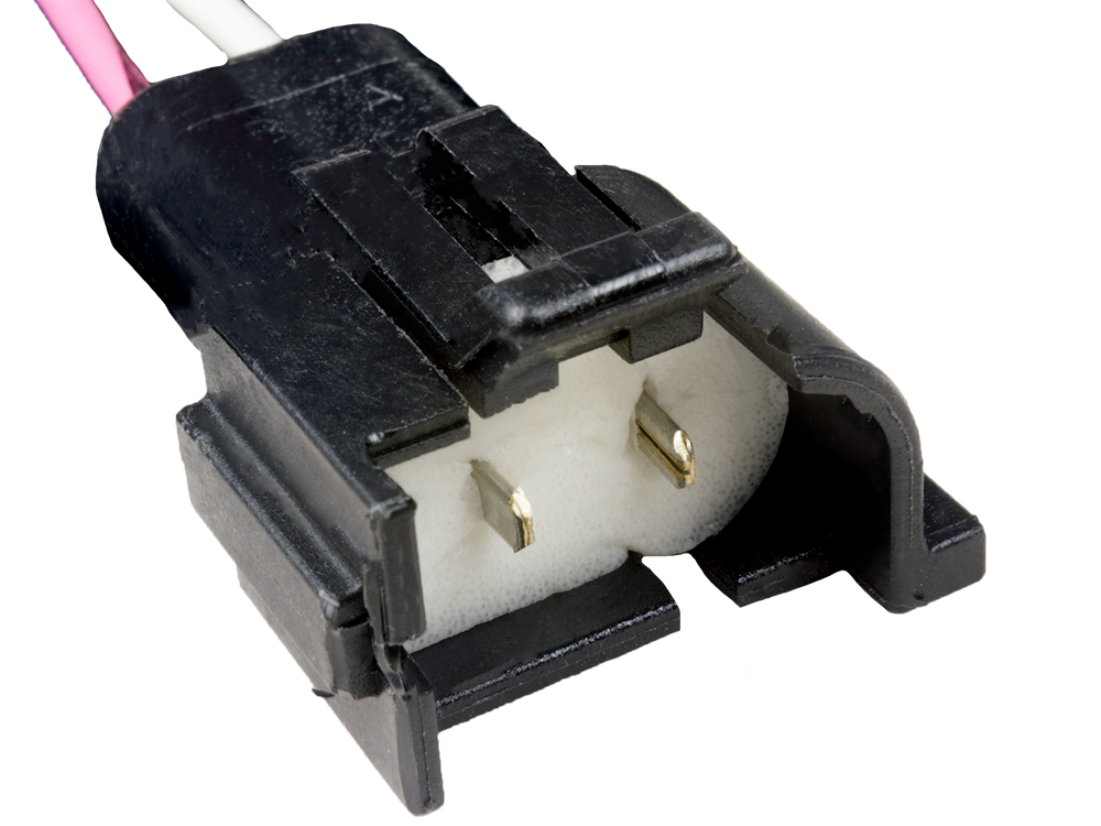 Ignition Coil Small Cap HEI Connector Pigtail - Black