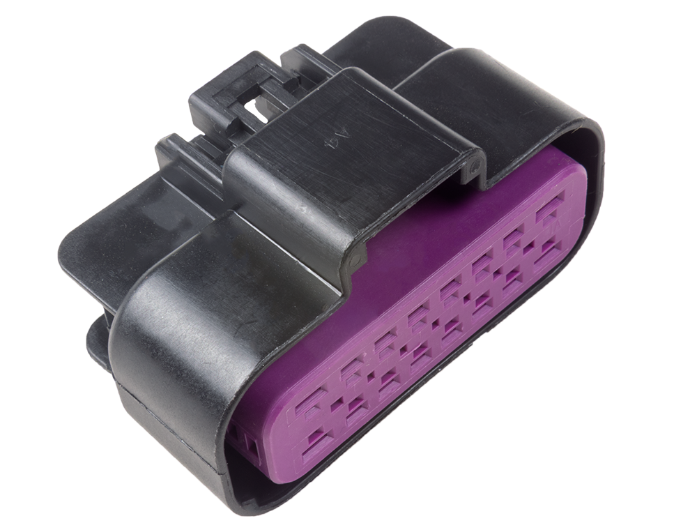 Aptiv (Delphi) 16 Way Black GT 150 280 Female Sealed Connector