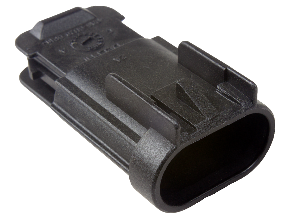 Aptiv (Delphi) 3 Way Black GT 150 Sealed Male Connector