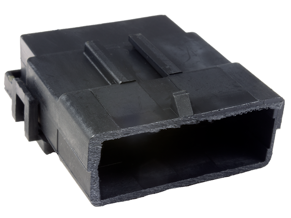 Aptiv (Delphi) 4 Way Black Metri-Pack 630 Unsealed Male Connector