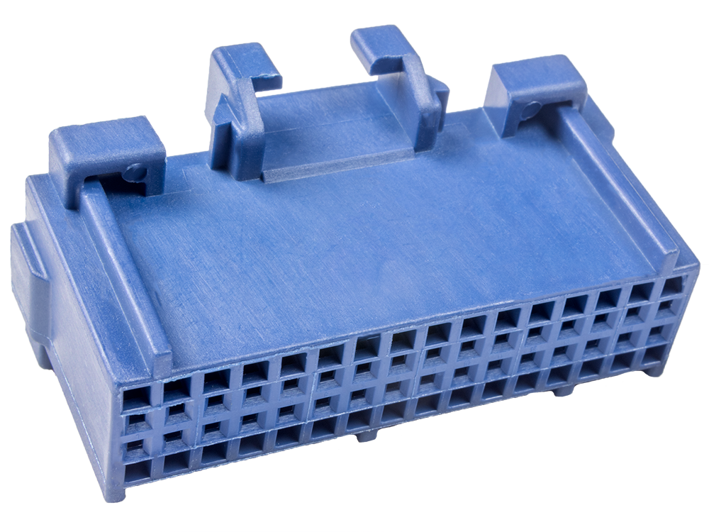 Aptiv (Delphi) 32 Way Blue Micro-Pack 100 Unsealed Female Connector