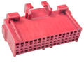 Aptiv (Delphi) 32 Way Red Micro-Pack 100 Unsealed Female Connector