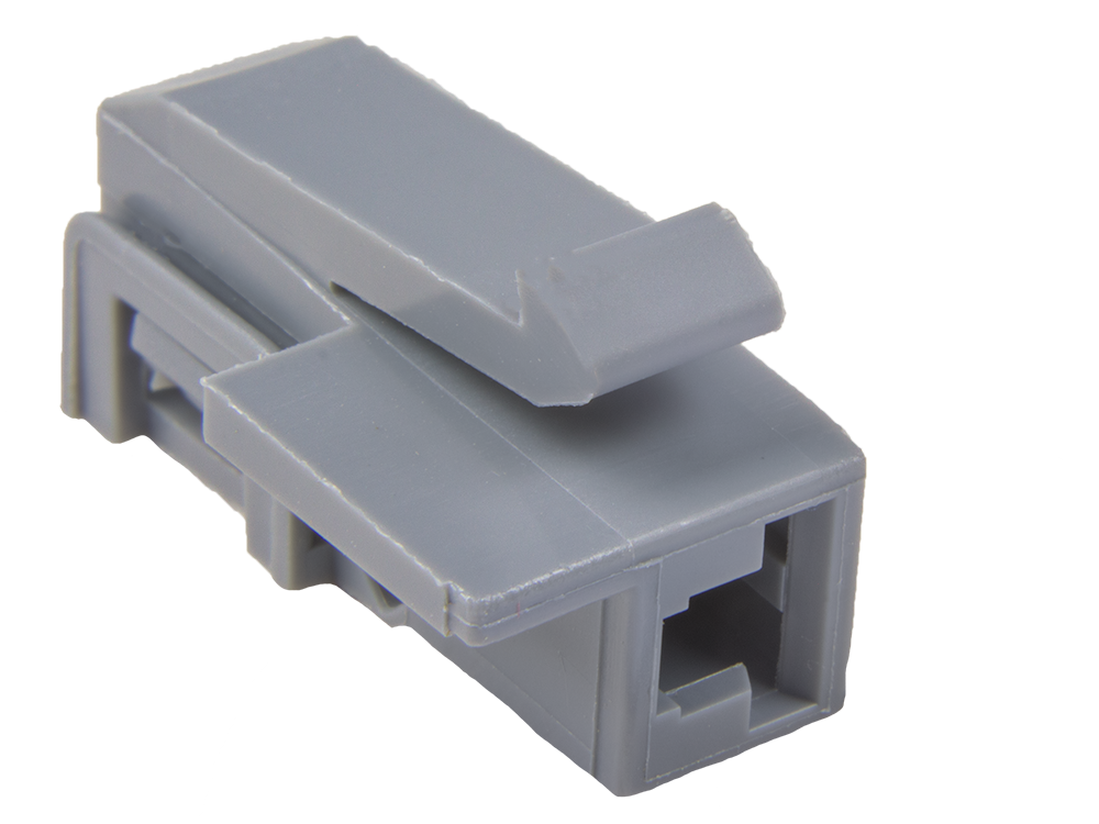 Aptiv (Delphi) 1 Way Medium Gray Metri-Pack 480 Unsealed Female Connector