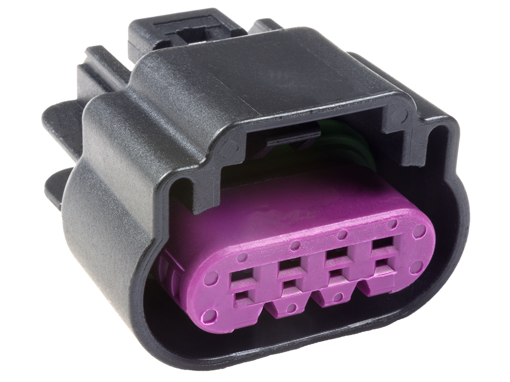 Aptiv (Delphi) 4 Way Black GT 150 Sealed Female Connector
