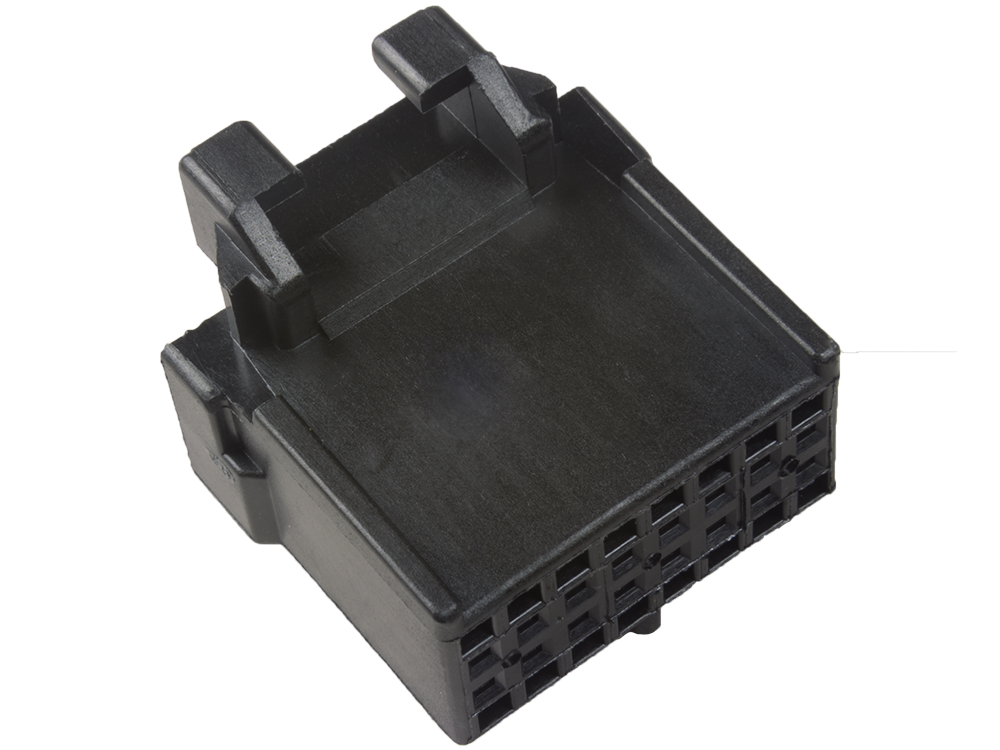Aptiv (Delphi) 16 Way Black Micro-Pack 100 Unsealed Female Connector