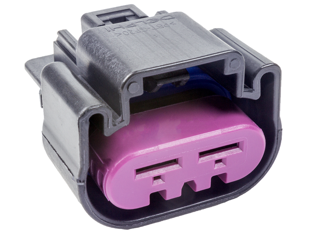Aptiv (Delphi) 2 Way Black GT 630 Sealed Female Connector