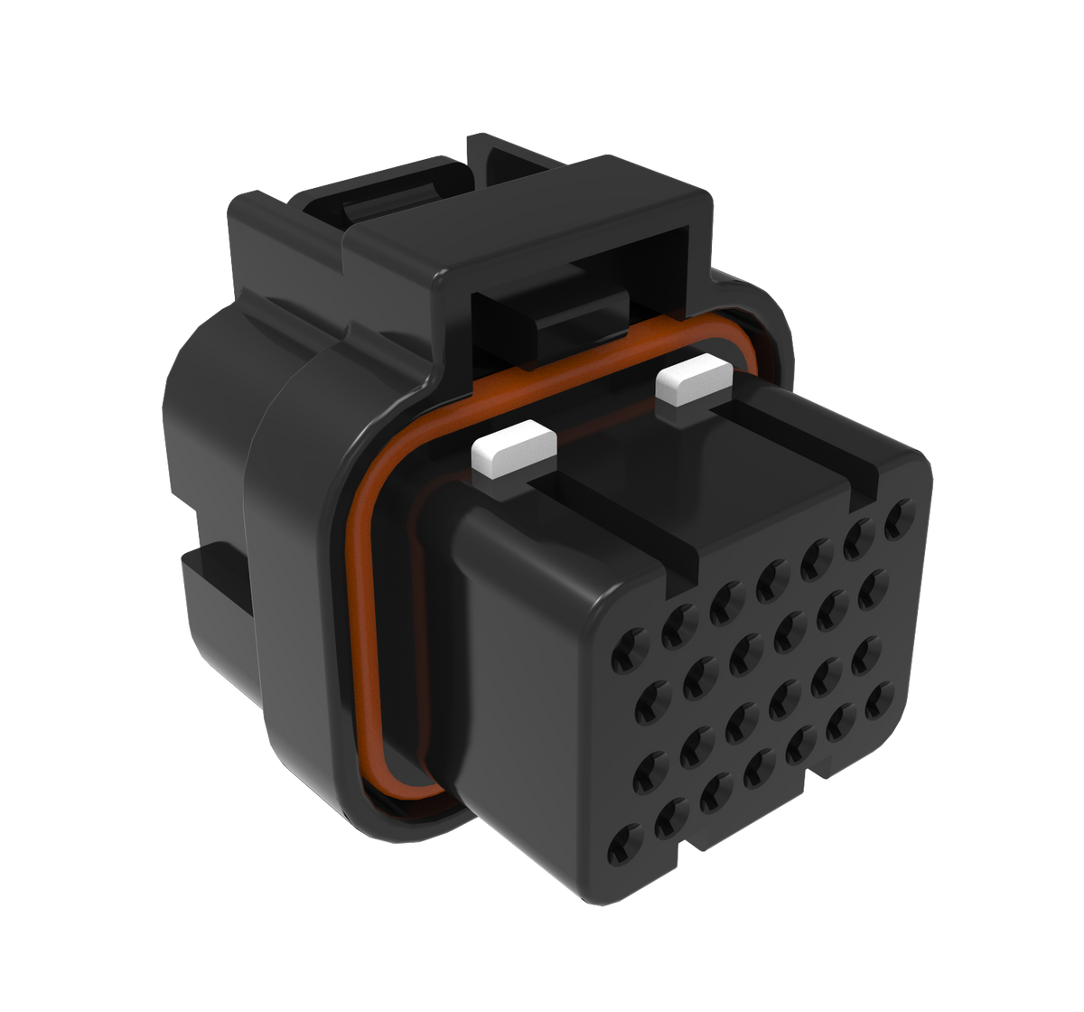 TE Connectivity / AMP 26 Way Black Super Seal 1.0 Sealed Female Connector