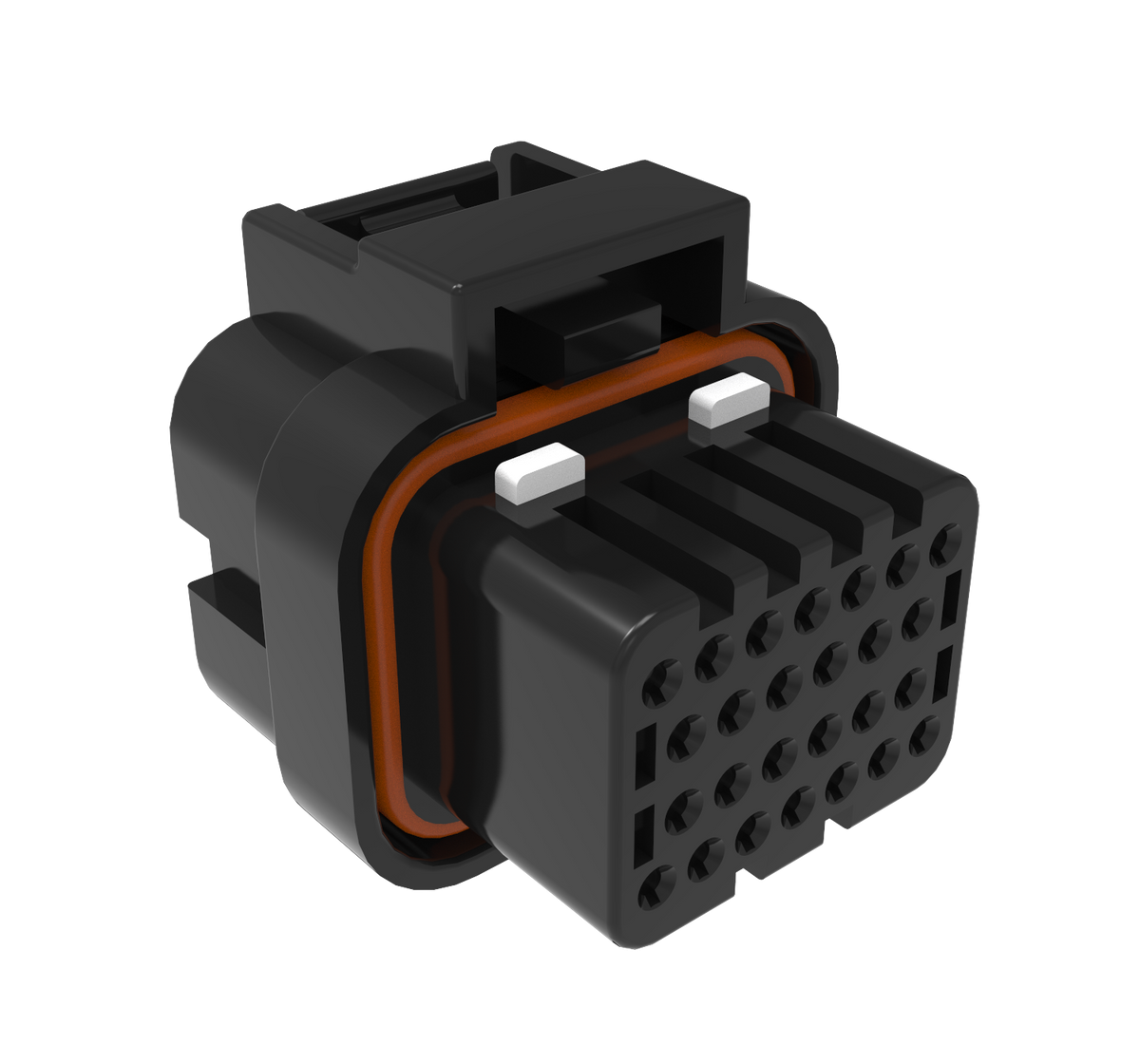 TE Connectivity / AMP 26 Way Black Super Seal 1.0 Sealed Female Connector
