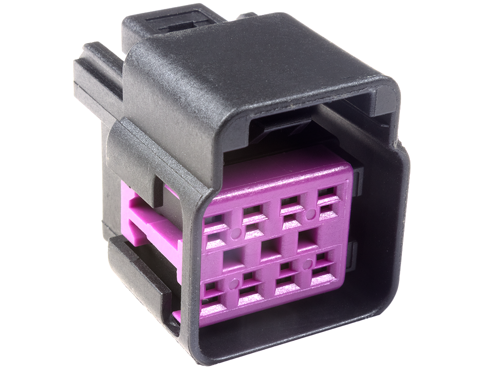 Aptiv (Delphi) 8 Way Black GT 150 Unsealed Female Connector