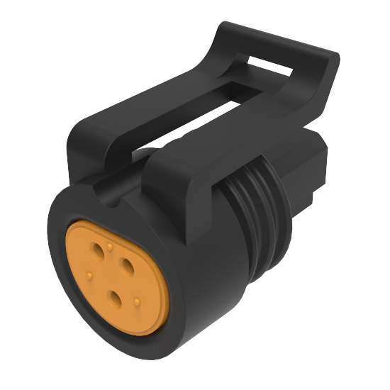 Aptiv (Delphi) 3 Way Black Metri-Pack 150.2 Sealed Female Connector