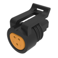 Aptiv (Delphi) 3 Way Black Metri-Pack 150.2 Sealed Female Connector