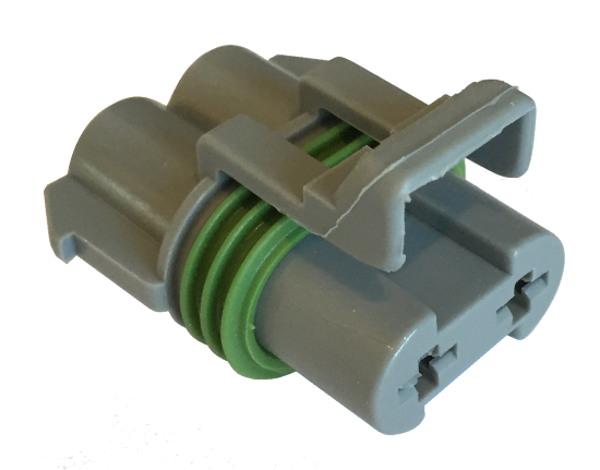 Aptiv (Delphi) 2 Way Gray Ducon 6.3 Sealed Female Connector